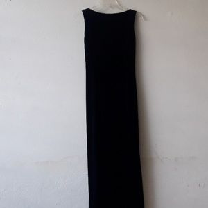 SALE 🔥Sexy velvet navy blue long dress